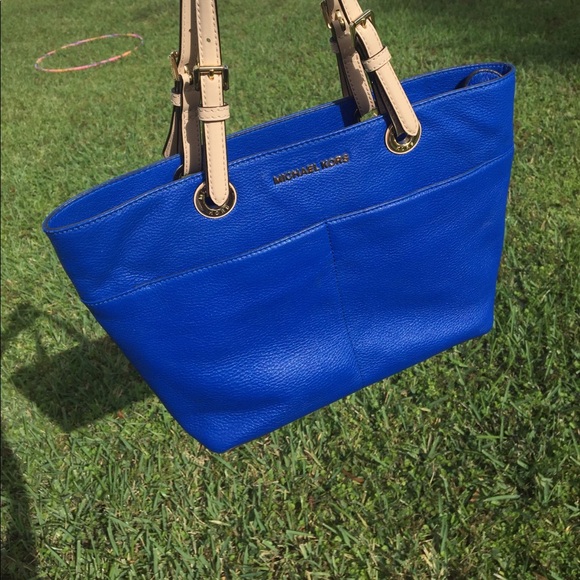 Michael Kors Blue Shoulder Bag - Picture 1 of 5